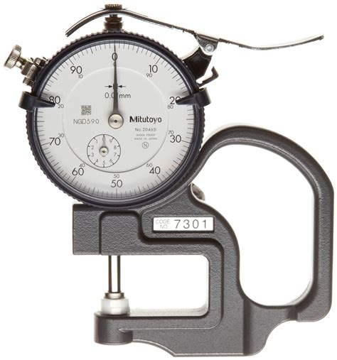 mitutoyo thickness measuring gauge|mitutoyo gauge thickness chart.